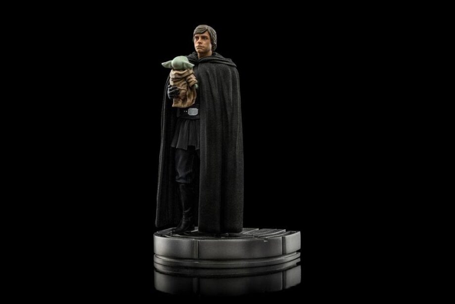 Statuette Art Scale Luke Skywalker et Grogu