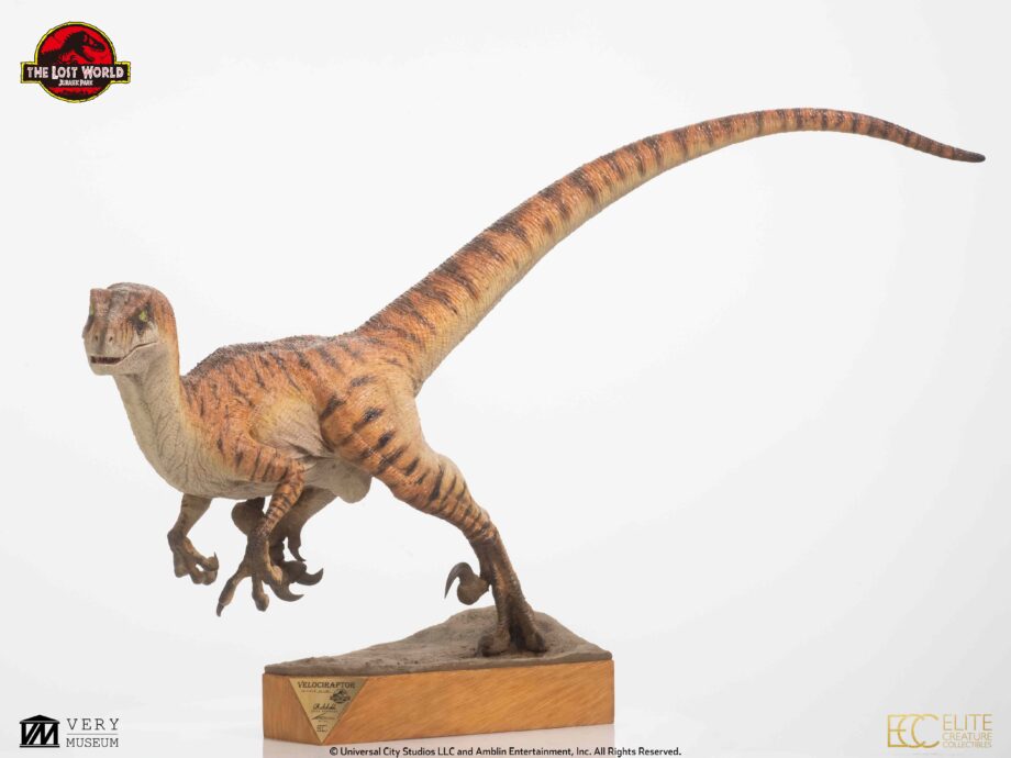 Statuette Male Velociraptor The Lost World Jurassic Park