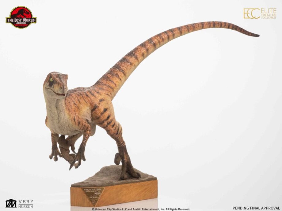 Statuette Male Velociraptor The Lost World Jurassic Park