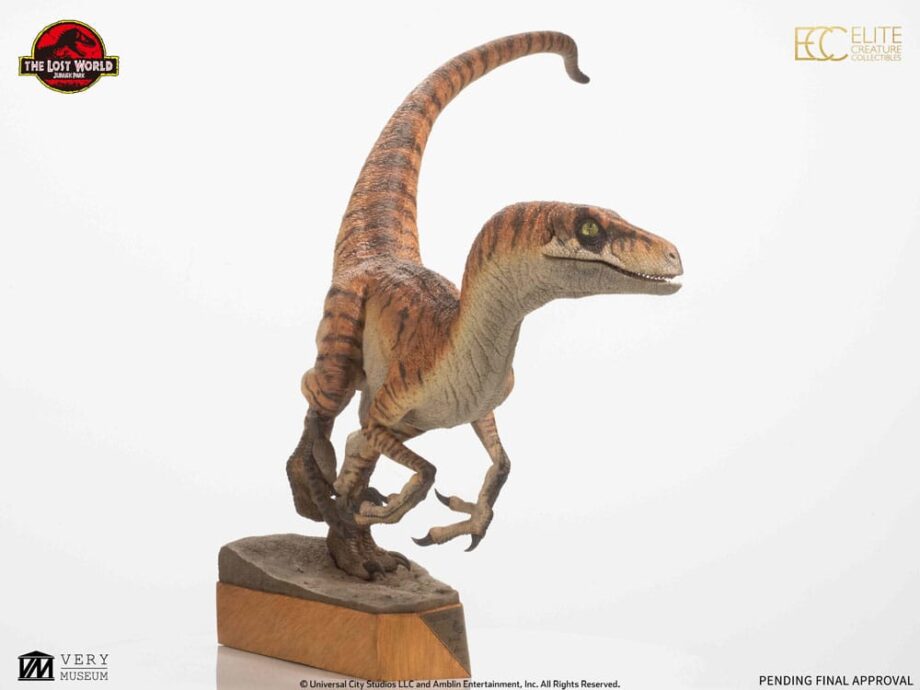 Statuette Male Velociraptor The Lost World Jurassic Park