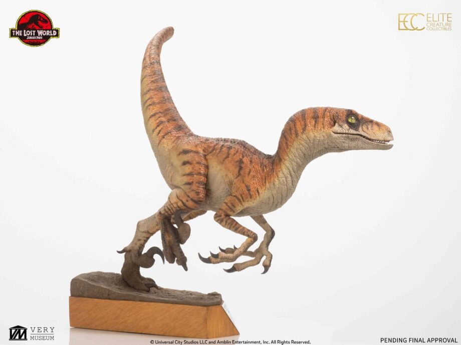 Statuette Male Velociraptor The Lost World Jurassic Park