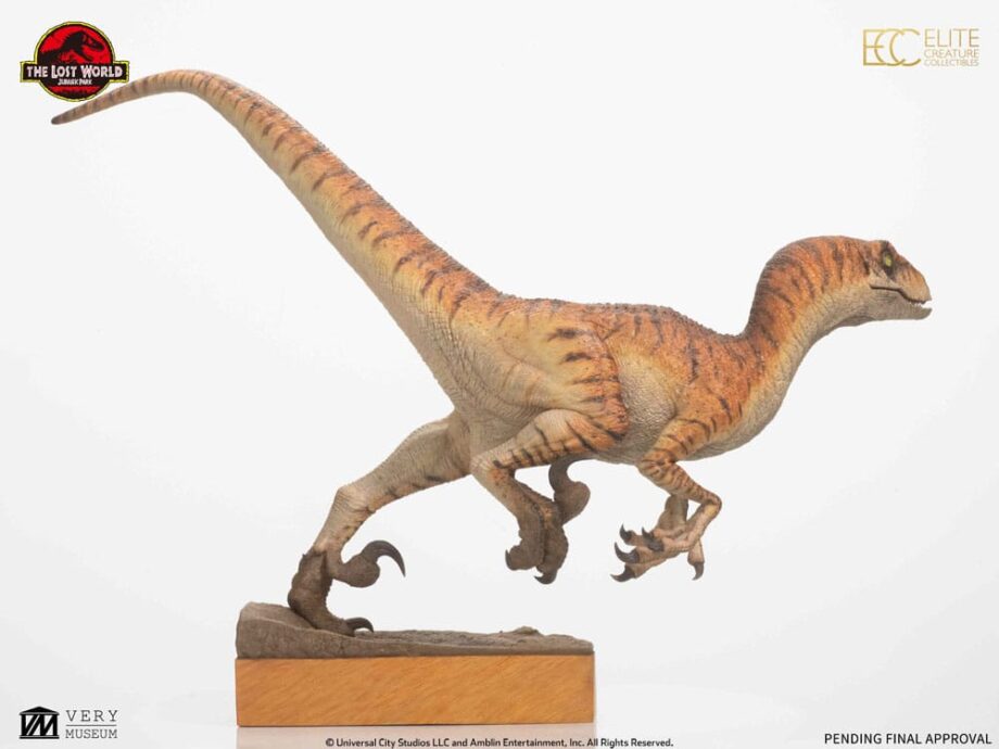 Statuette Male Velociraptor The Lost World Jurassic Park