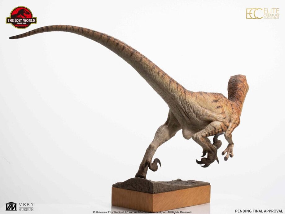 Statuette Male Velociraptor The Lost World Jurassic Park