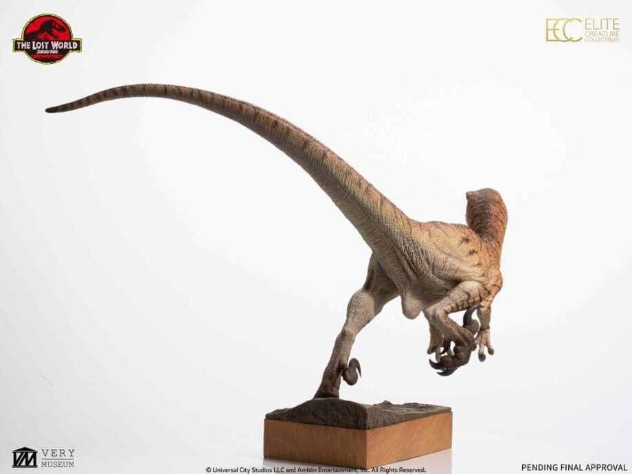 Statuette Male Velociraptor The Lost World Jurassic Park