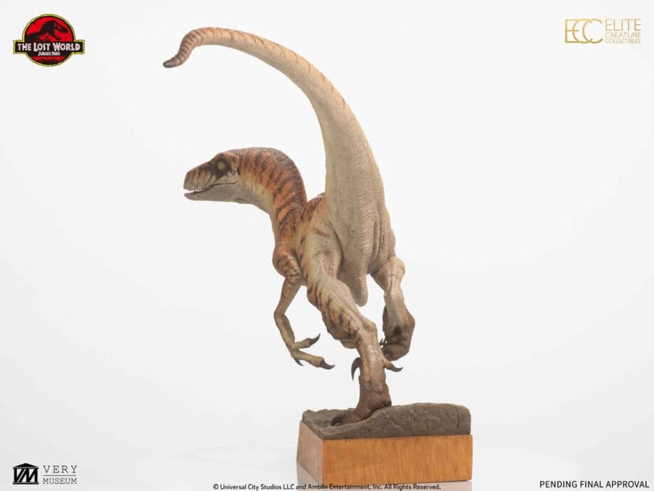 Statuette Male Velociraptor The Lost World Jurassic Park