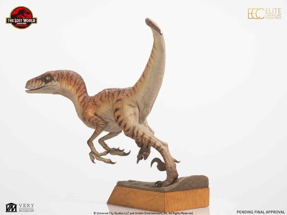 Statuette Male Velociraptor The Lost World Jurassic Park