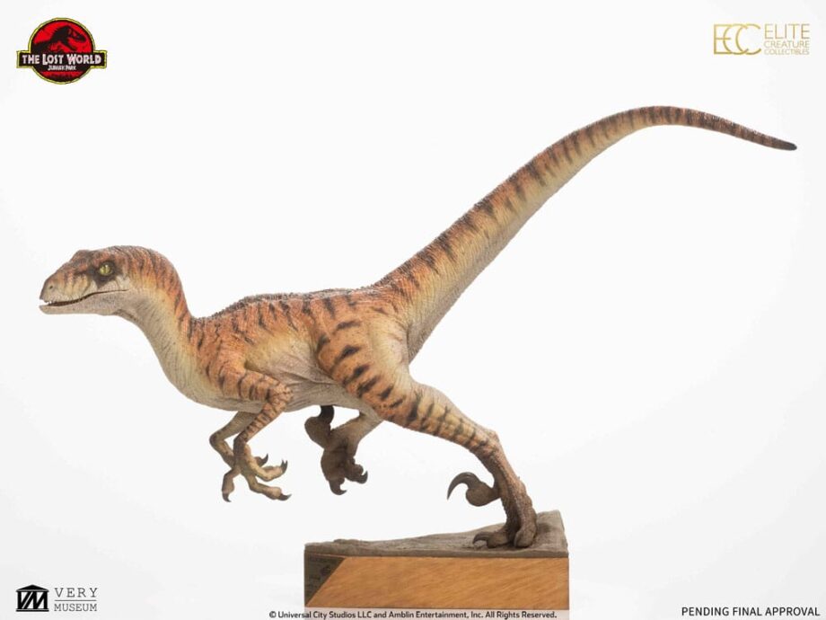 Statuette Male Velociraptor The Lost World Jurassic Park