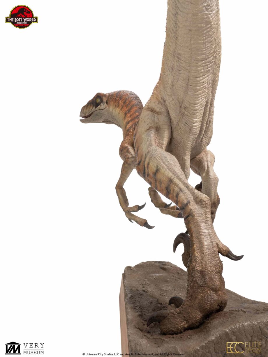 Statuette Male Velociraptor The Lost World Jurassic Park