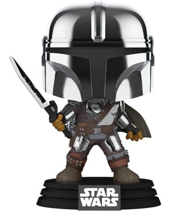 Funko POP Mando with Dark Saber The Mandalorian