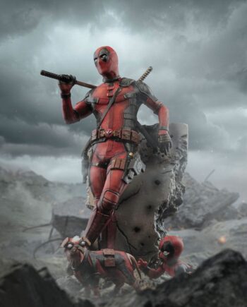 Statuette Art Scale Deadpool Deadpool & Wolverine