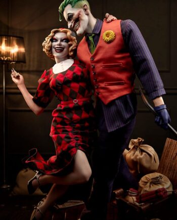 Statuette Mythos The Joker and Harley Quinn Lawless Love